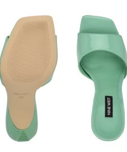 Nine West Y2K Revival Haveit Heeled Slide Sandals