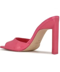 Nine West Haveit Heeled Slide Sandals Color Pop