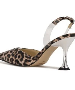 Nine West In The Clear Heat Pointy Toe Heeled Slingbacks