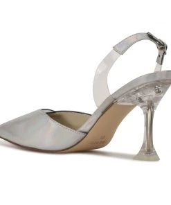 Nine West Y2K Revival Heat Pointy Toe Heeled Slingbacks