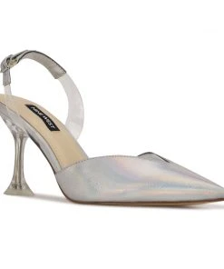 Nine West Y2K Revival Heat Pointy Toe Heeled Slingbacks