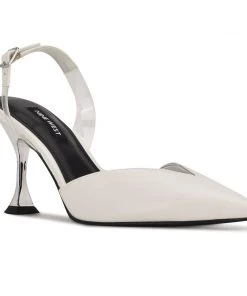 Nine West In The Clear Heat Pointy Toe Heeled Slingbacks