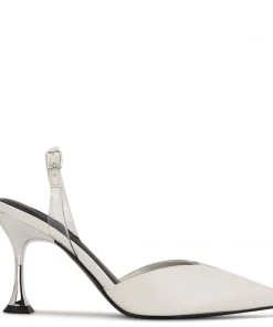 Nine West In The Clear Heat Pointy Toe Heeled Slingbacks