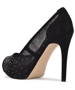 Nine West High Impact Platforms Hizzie Peep Toe Platform Pumps