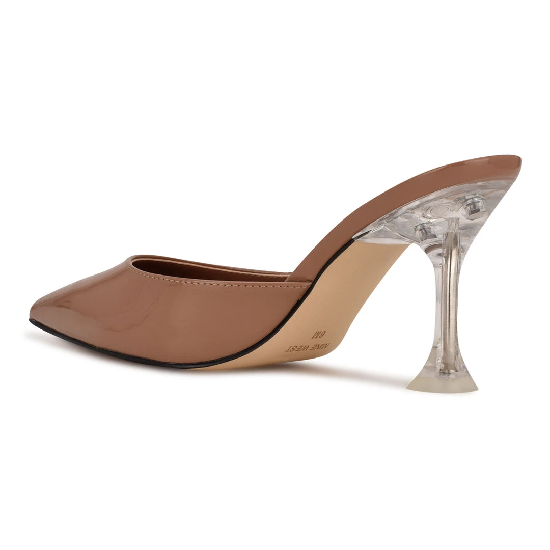 Nine West Hott Pointy Toe Mules In The Clear 5 Nine West Hott Pointy Toe Mules In The Clear