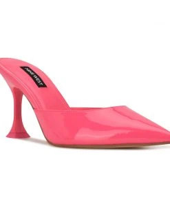 Nine West Hott Pointy Toe Mules Color Pop