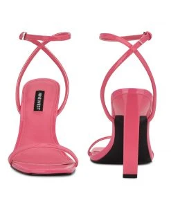 Nine West Hotz Ankle Strap Sandals Y2K Revival