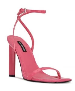 Nine West Hotz Ankle Strap Sandals Y2K Revival