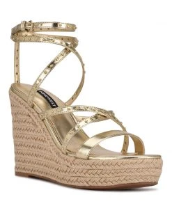 Nine West Weave Got You Hunda Espadrille Wedge Sandals