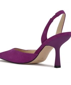 Nine West Hurry Snip Toe Heeled Slingbacks Color Pop