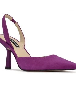 Nine West Hurry Snip Toe Heeled Slingbacks Color Pop