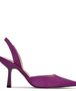 Nine West Hurry Snip Toe Heeled Slingbacks Color Pop