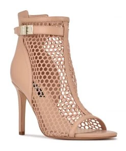 Nine West Shoes Ididit Mesh Peep Toe Booties