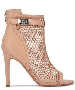 Nine West Shoes Ididit Mesh Peep Toe Booties