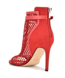 Nine West Ididit Mesh Peep Toe Booties Color Pop