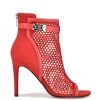 Nine West Ididit Mesh Peep Toe Booties Color Pop