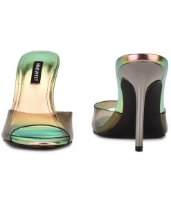 Nine West Ido Heeled Slide Sandals