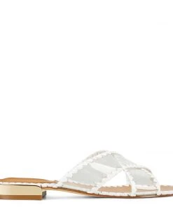 Nine West Ieni Flat Slide Sandals Mules & Slides