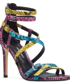 Nine West Imani Strappy Dress Sandals Color Pop