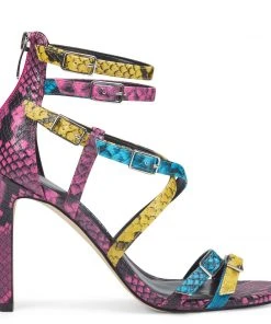 Nine West Imani Strappy Dress Sandals Color Pop