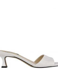 Nine West Indra Heeled Slide Sandals Heel Appeal