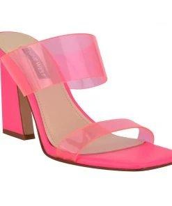 Nine West Color Pop Instaa Heeled Slide Sandals