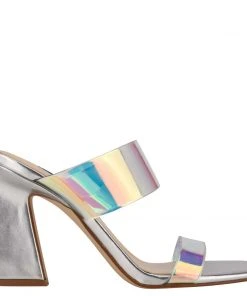 Nine West In The Clear Instaa Heeled Slide Sandals