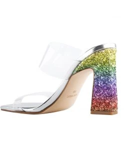 Nine West Color Pop Instaa Heeled Slide Sandals