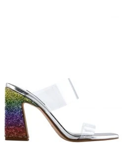 Nine West Color Pop Instaa Heeled Slide Sandals