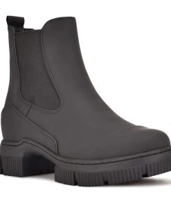 Nine West Iola Chelsea Lug Sole Booties Shoes