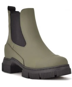 Nine West Iola Chelsea Lug Sole Booties Shoes