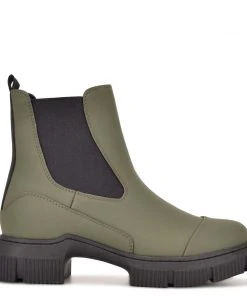 Nine West Iola Chelsea Lug Sole Booties Shoes