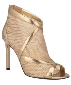 Nine West Ira Mesh Peep Toe Booties