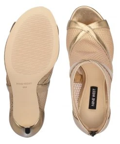 Nine West Ira Mesh Peep Toe Booties