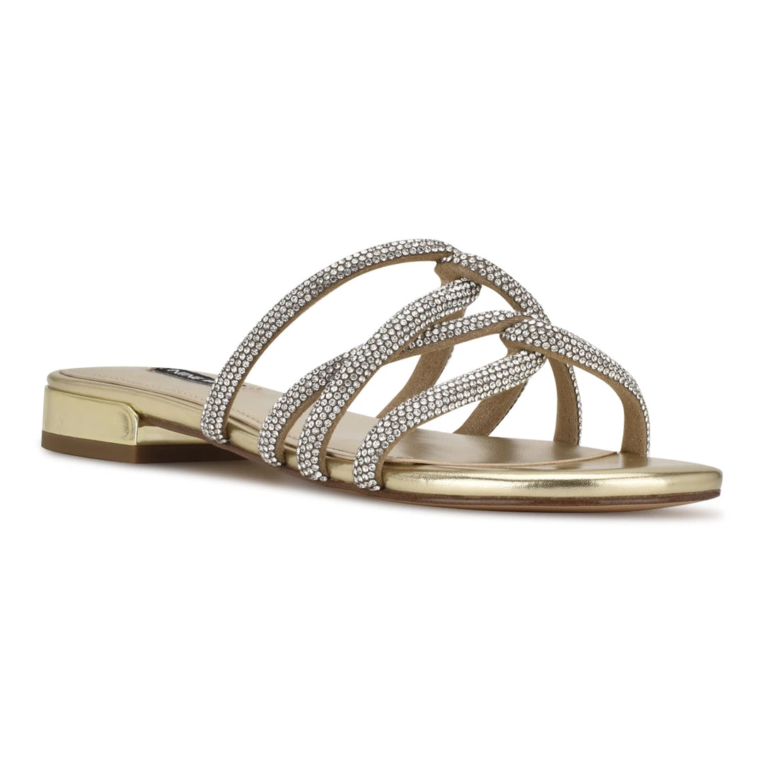 Nine West Iria Dress Slide Sandals 4 Nine West Iria Dress Slide Sandals