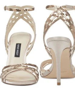 Nine West Heels Ivonne Ankle Strap Sandals