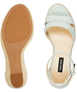 Nine West Jabrina Espadrille Wedge Sandals Weave Got You