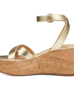 Nine West Weave Got You Janessa Ankle Strap Wedges