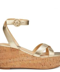 Nine West Weave Got You Janessa Ankle Strap Wedges