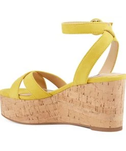 Nine West Janessa Ankle Strap Wedges Weave Got You