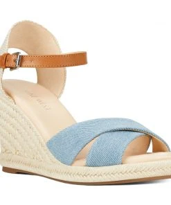 Nine West Joydyn Espadrille Wedge Sandals Weave Got You