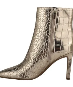 Nine West Jozy Heeled Booties Metallic Mindset