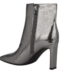 Nine West Jozy Heeled Booties Metallic Mindset