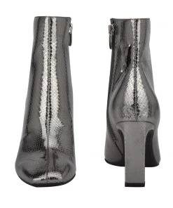 Nine West Jozy Heeled Booties Metallic Mindset