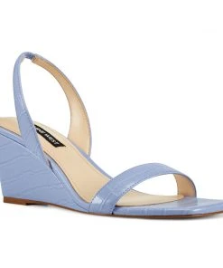 Nine West Weave Got You Kalia Wedge Slingback Sandals
