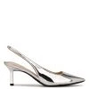 Nine West Kately 9x9 Slingback Pumps Metallic Mindset