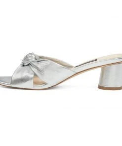 Nine West Metallic Mindset Kayla Slide Sandals