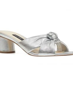 Nine West Metallic Mindset Kayla Slide Sandals