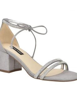 Nine West Keiko Ankle Tie Dress Sandals Heels