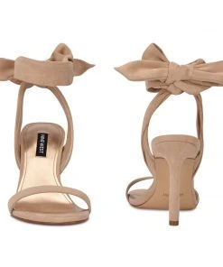 Nine West Kelsie Ankle Wrap Heeled Sandals